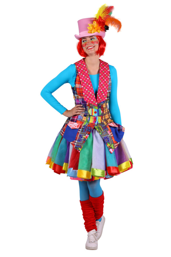 Damenweste Clown verschiedene Farben Gr. M – Bild 2